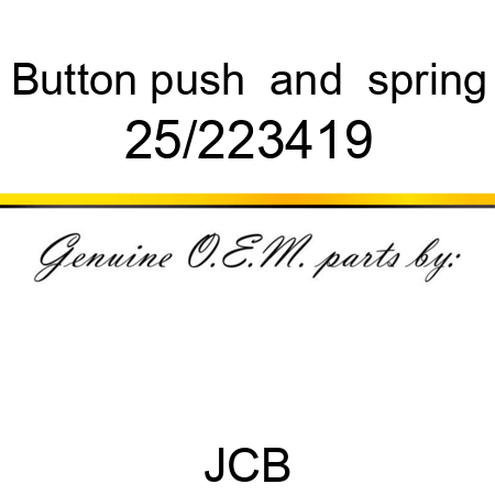 Button, push, & spring 25/223419