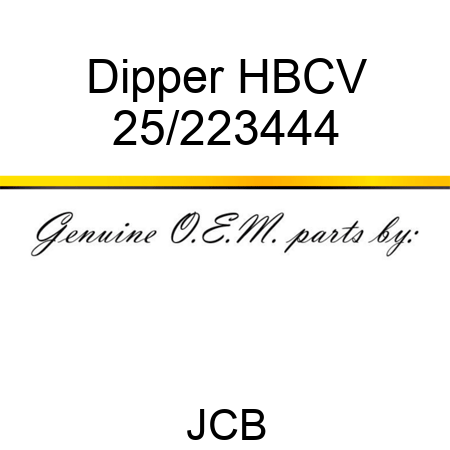 Dipper HBCV 25/223444