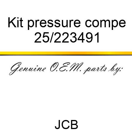 Kit pressure compe 25/223491