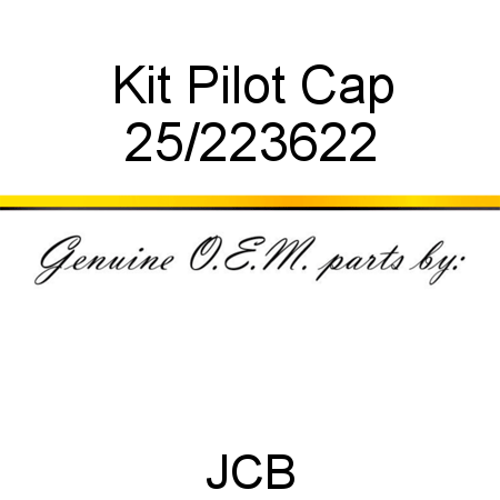 Kit, Pilot Cap 25/223622