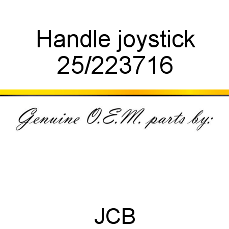 Handle, joystick 25/223716