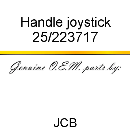 Handle, joystick 25/223717