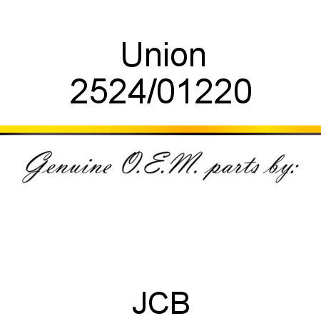 Union 2524/01220