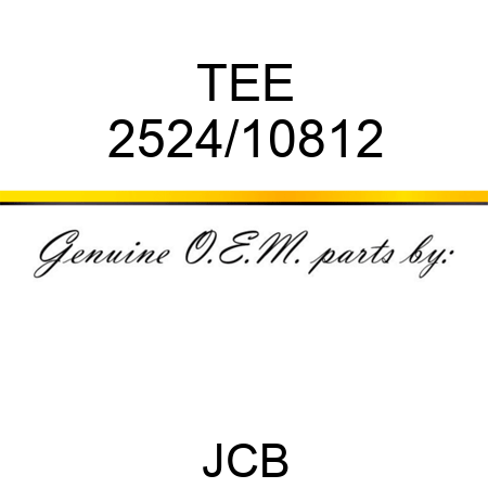 TEE 2524/10812