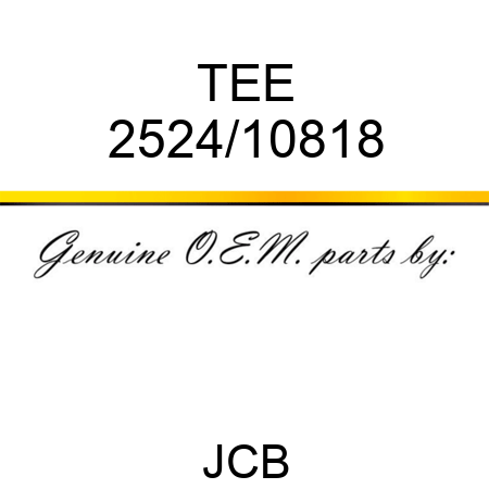 TEE 2524/10818