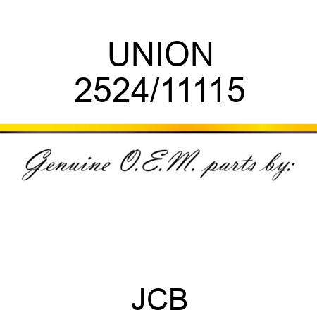 UNION 2524/11115