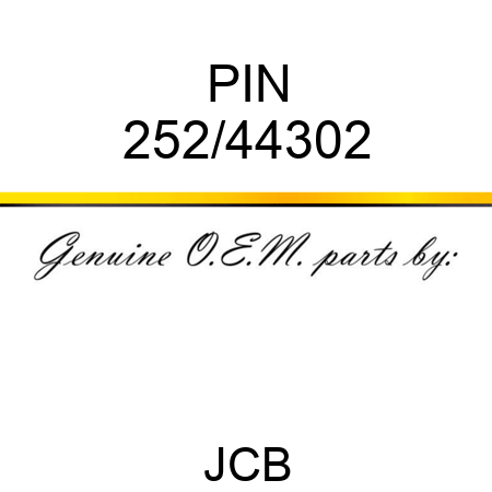 PIN 252/44302