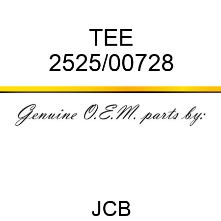 TEE 2525/00728