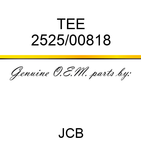 TEE 2525/00818