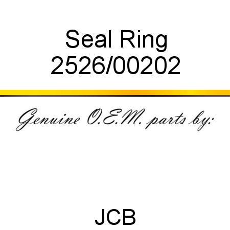 Seal, Ring 2526/00202