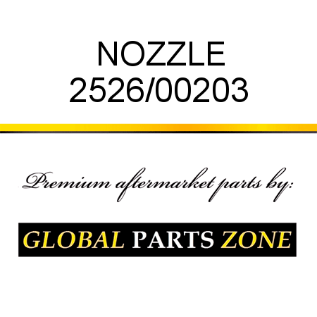 NOZZLE 2526/00203