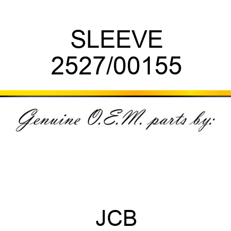 SLEEVE 2527/00155