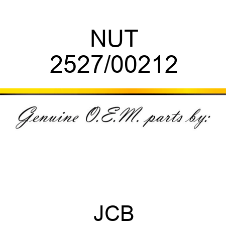 NUT 2527/00212