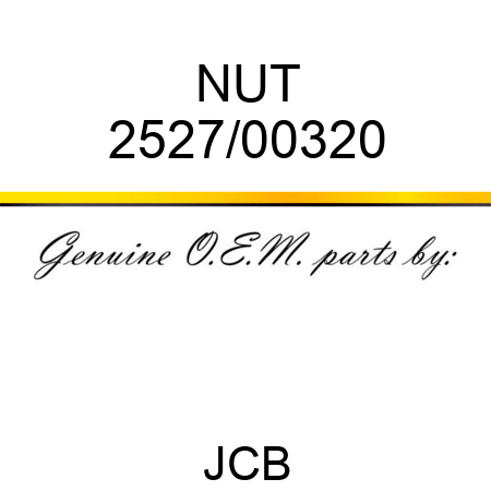 NUT 2527/00320