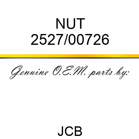 NUT 2527/00726