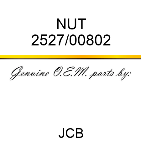 NUT 2527/00802