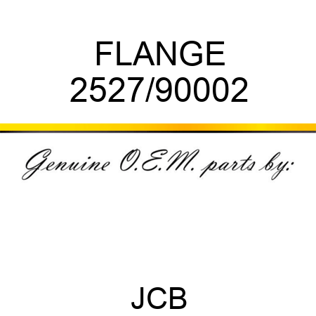 FLANGE 2527/90002