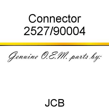 Connector 2527/90004