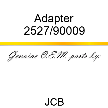 Adapter 2527/90009