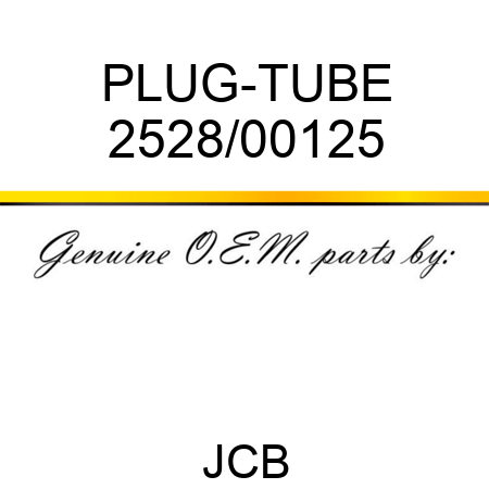 PLUG-TUBE 2528/00125