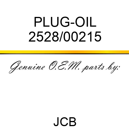 PLUG-OIL 2528/00215