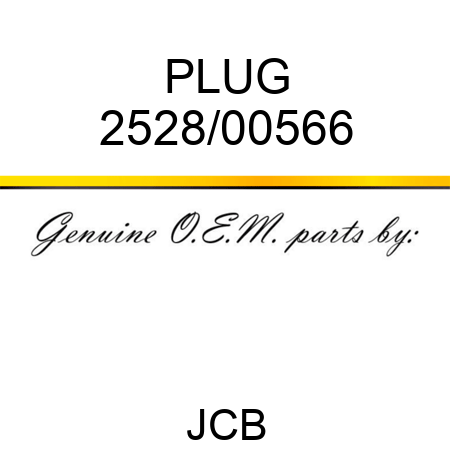 PLUG 2528/00566