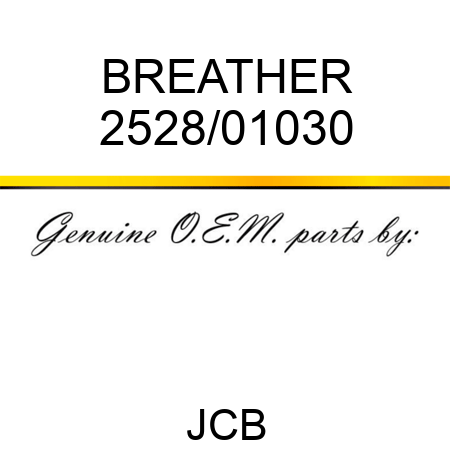 BREATHER 2528/01030