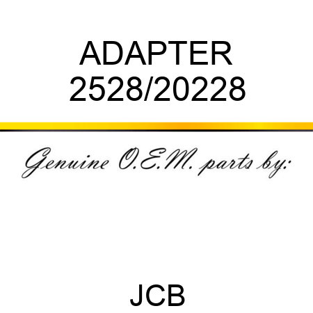 ADAPTER 2528/20228