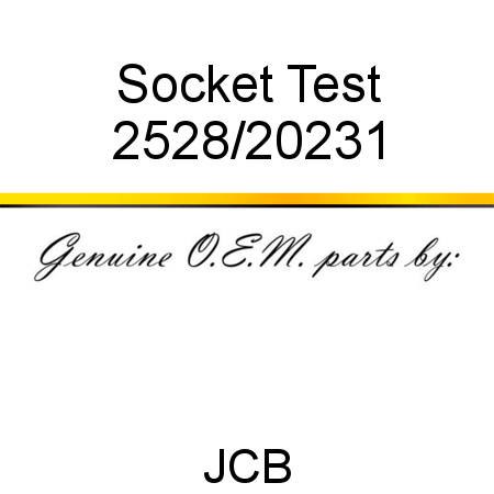 Socket, Test 2528/20231