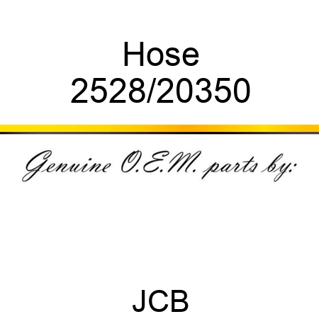 Hose 2528/20350
