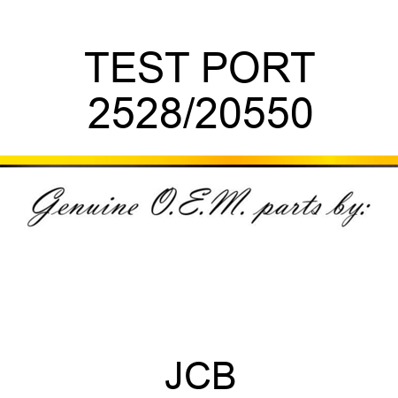 TEST PORT 2528/20550
