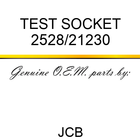 TEST SOCKET 2528/21230