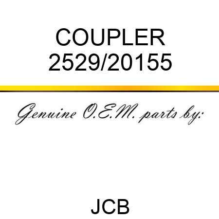COUPLER 2529/20155