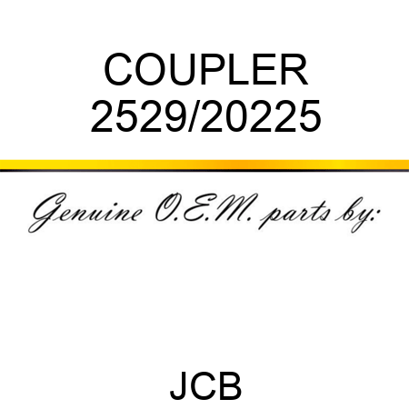 COUPLER 2529/20225
