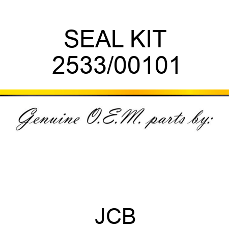 SEAL KIT 2533/00101
