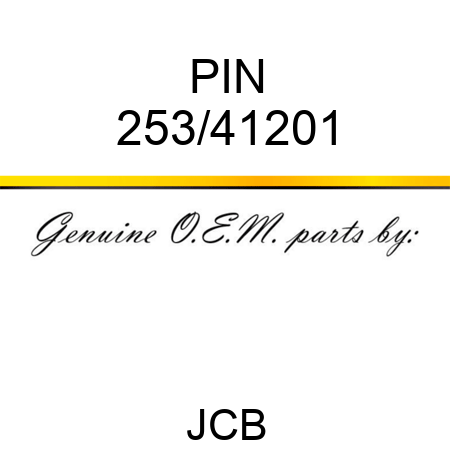 PIN 253/41201