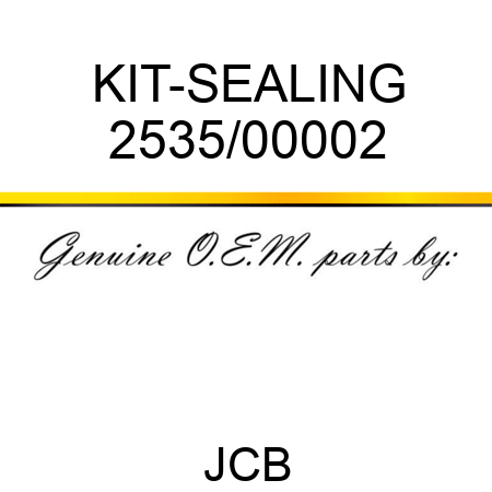 KIT-SEALING 2535/00002