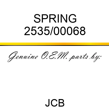 SPRING 2535/00068