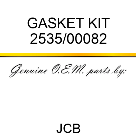 GASKET KIT 2535/00082