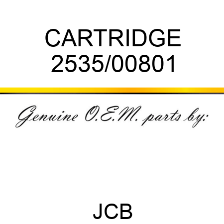 CARTRIDGE 2535/00801