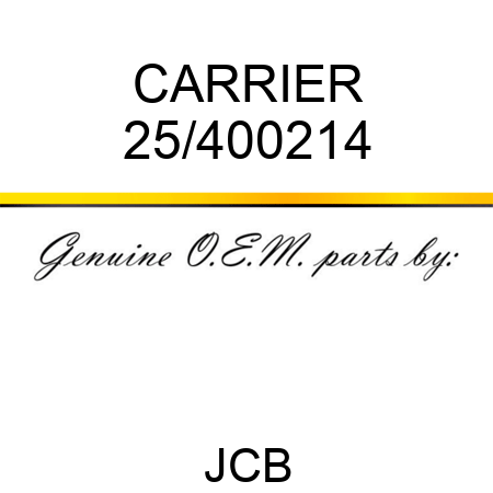 CARRIER 25/400214