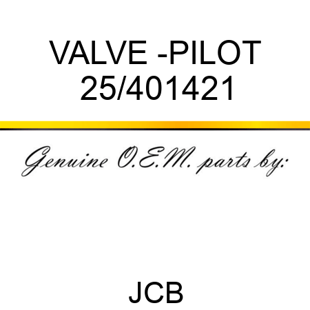 VALVE -PILOT 25/401421