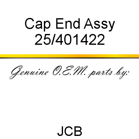Cap, End Assy 25/401422