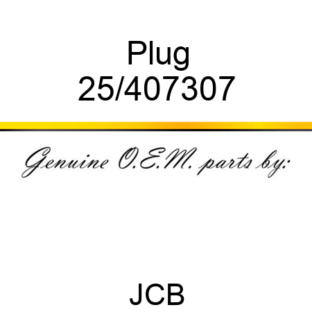 Plug 25/407307