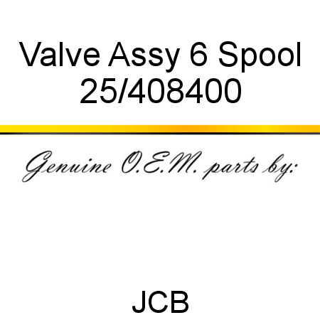 Valve, Assy 6 Spool 25/408400