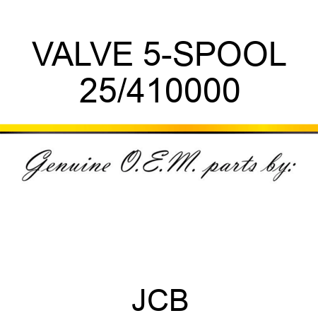 VALVE 5-SPOOL 25/410000