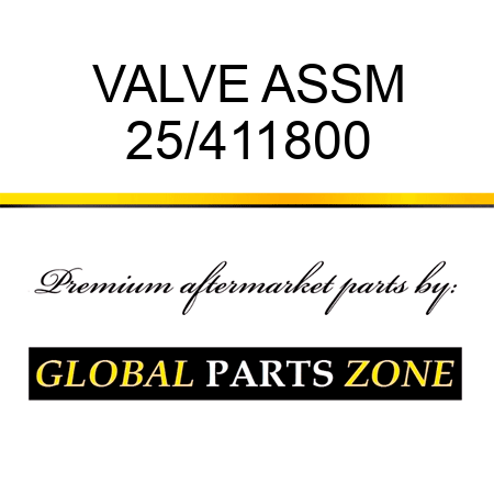 VALVE ASSM 25/411800