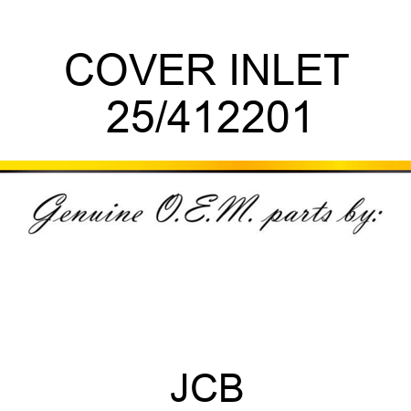 COVER INLET 25/412201