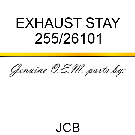 EXHAUST STAY 255/26101