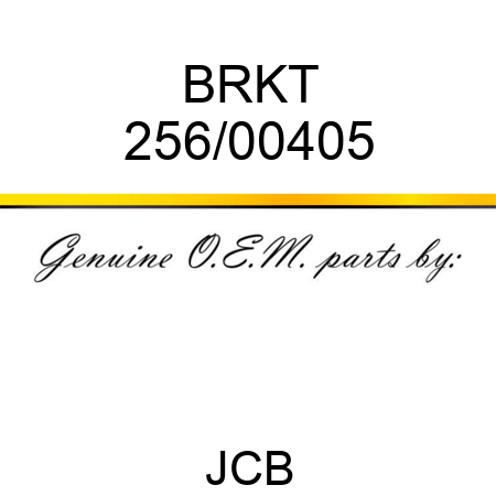 BRKT 256/00405